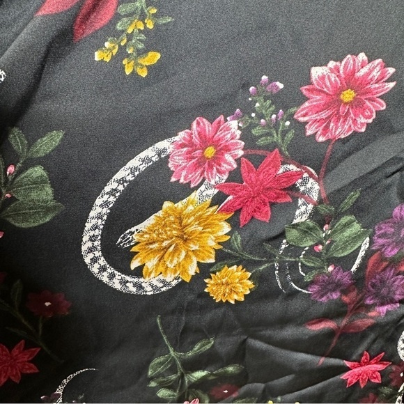 Torrid black floral snake knit skater dress NWT 2X - Picture 5 of 8